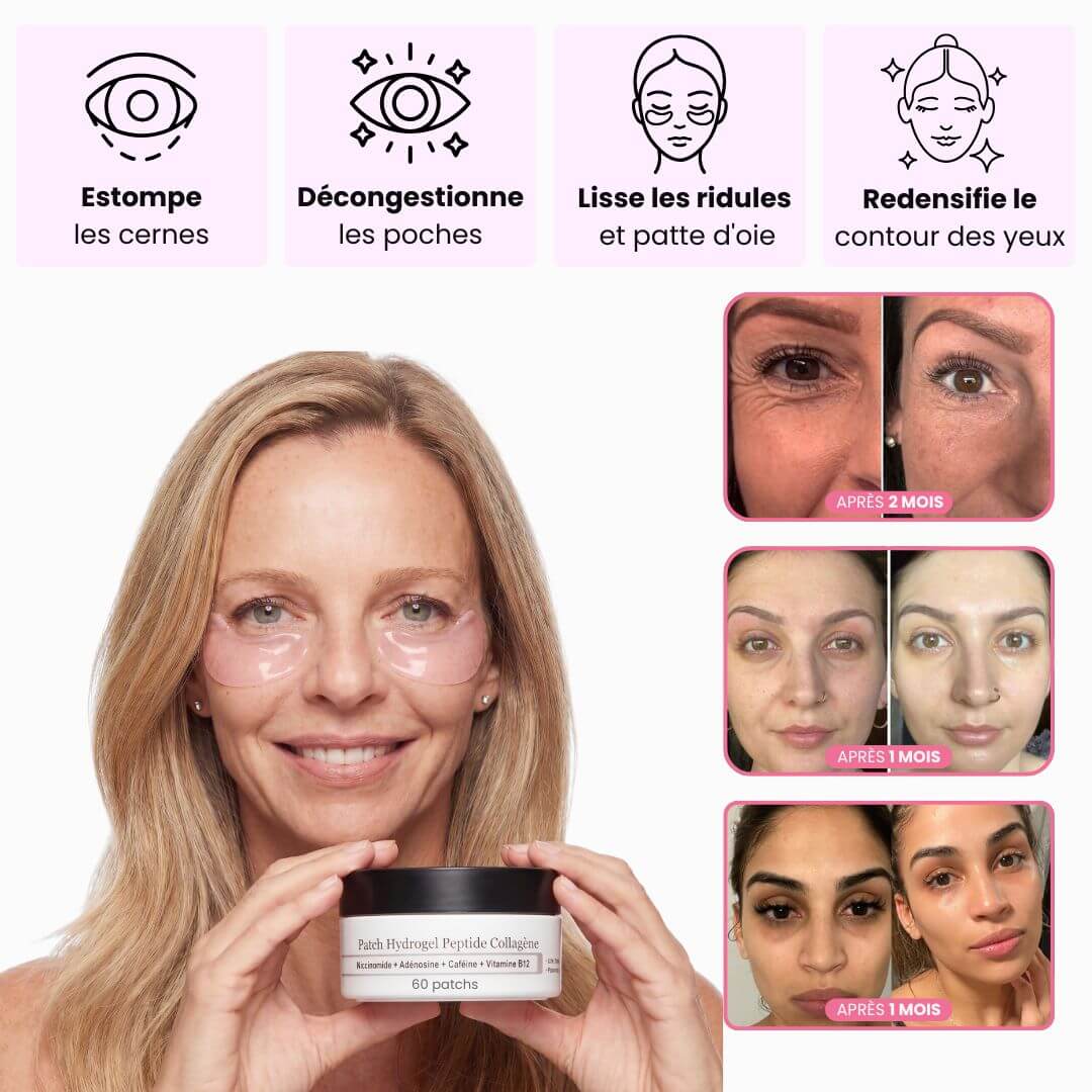 Patchs Hydrogel Peptide & Collagène