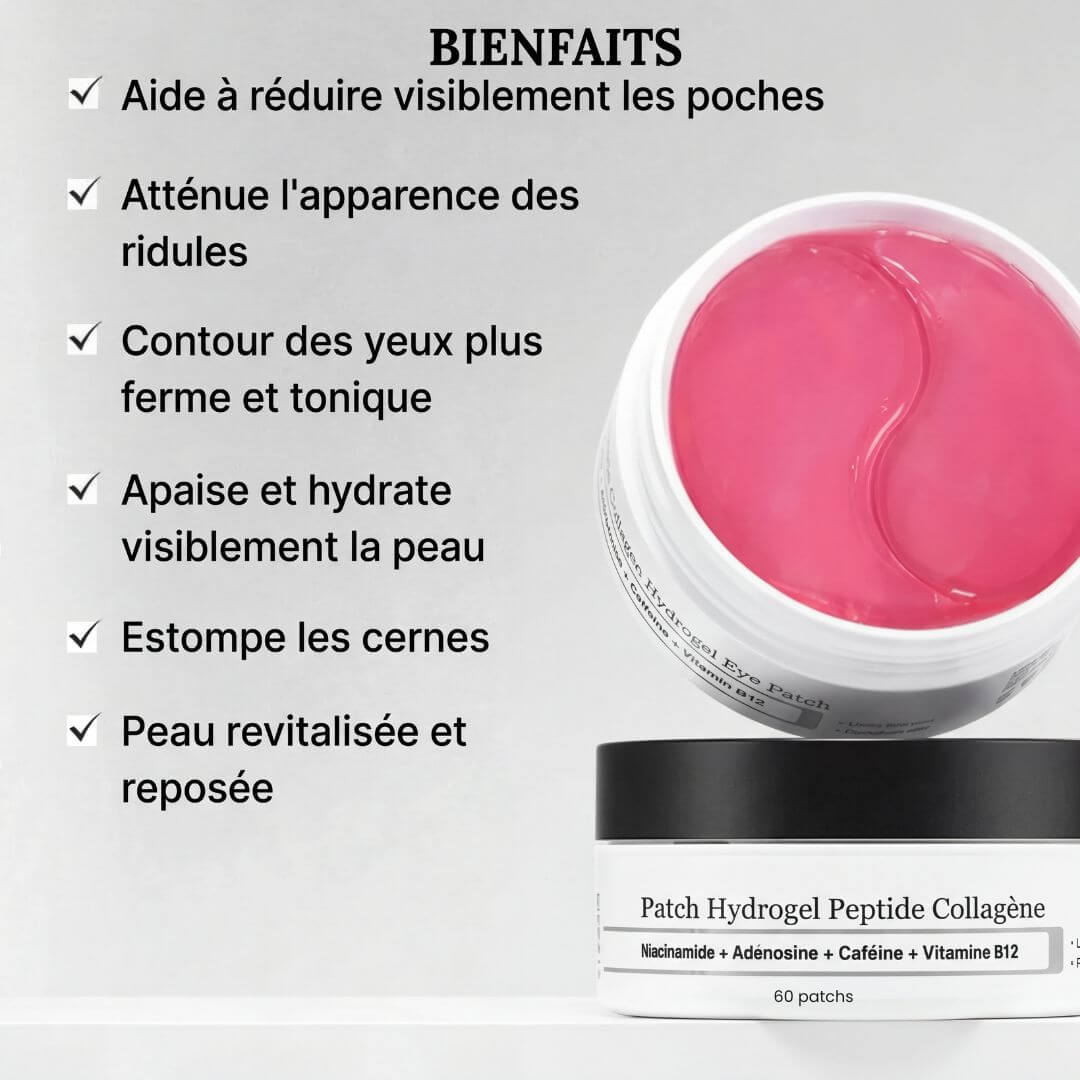 Patchs Hydrogel Peptide & Collagène