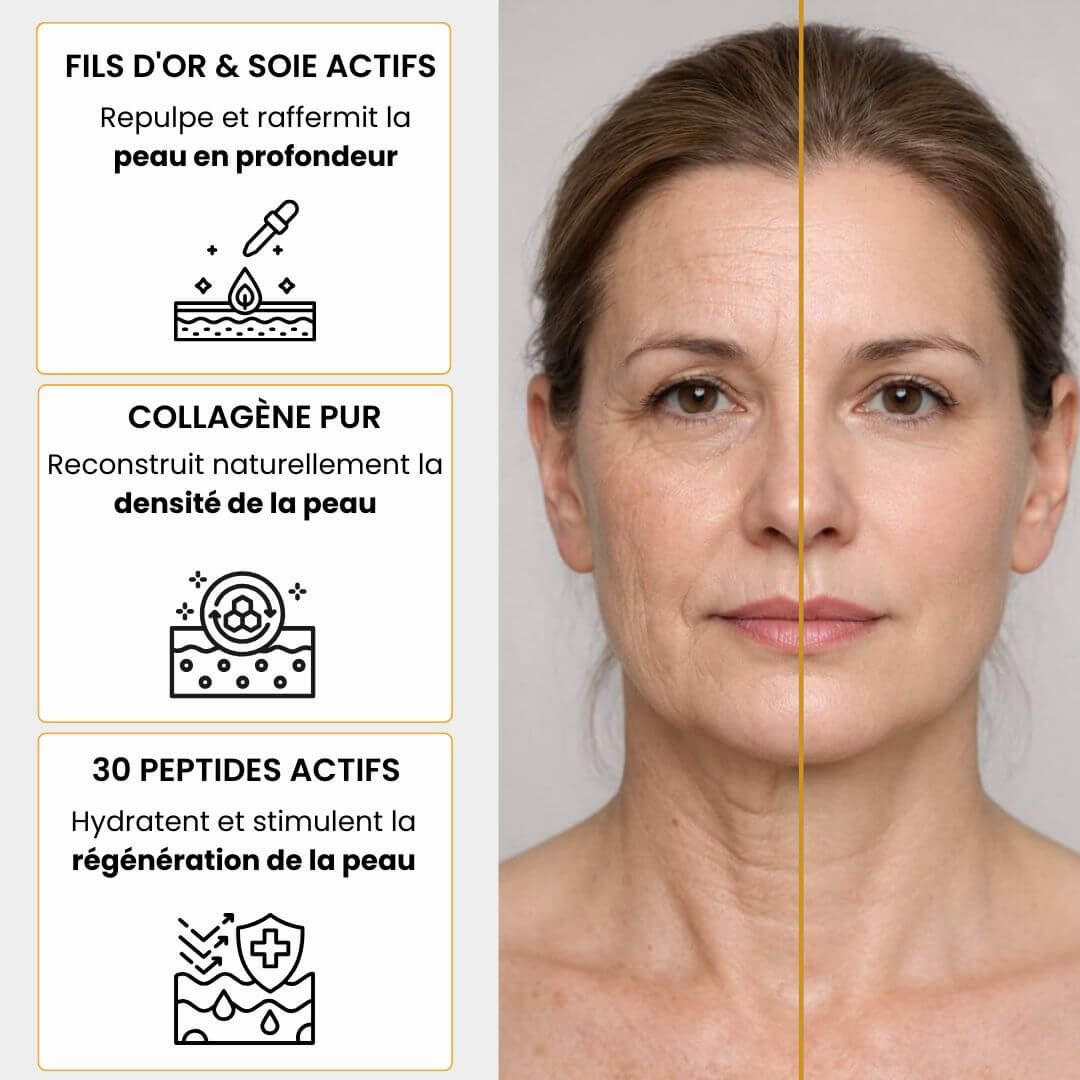 Sérum au Collagène & Peptides de Soie