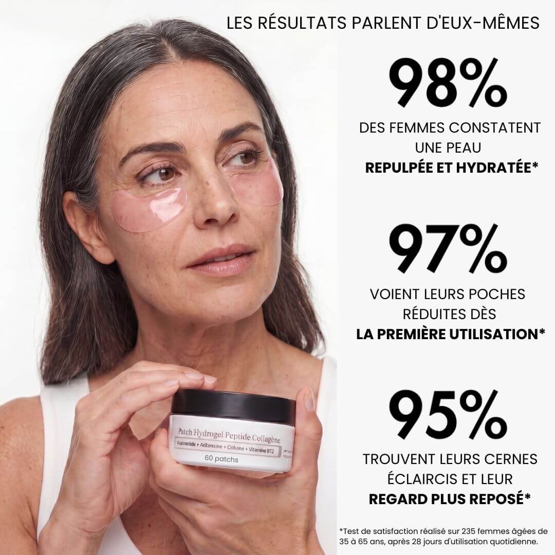 Patchs Hydrogel Peptide & Collagène