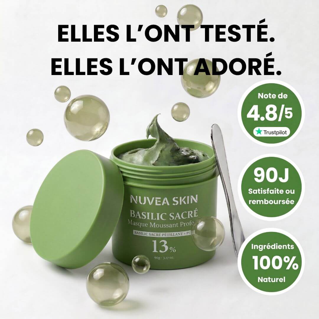 Masque Bulles Purifiant au Basilic Sacré